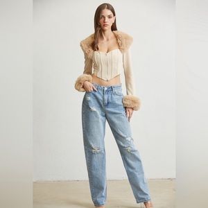 Dakato Faux Fur Trim size large
